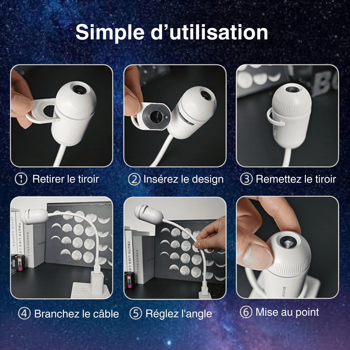 Projecteur Galaxie Sommeil+