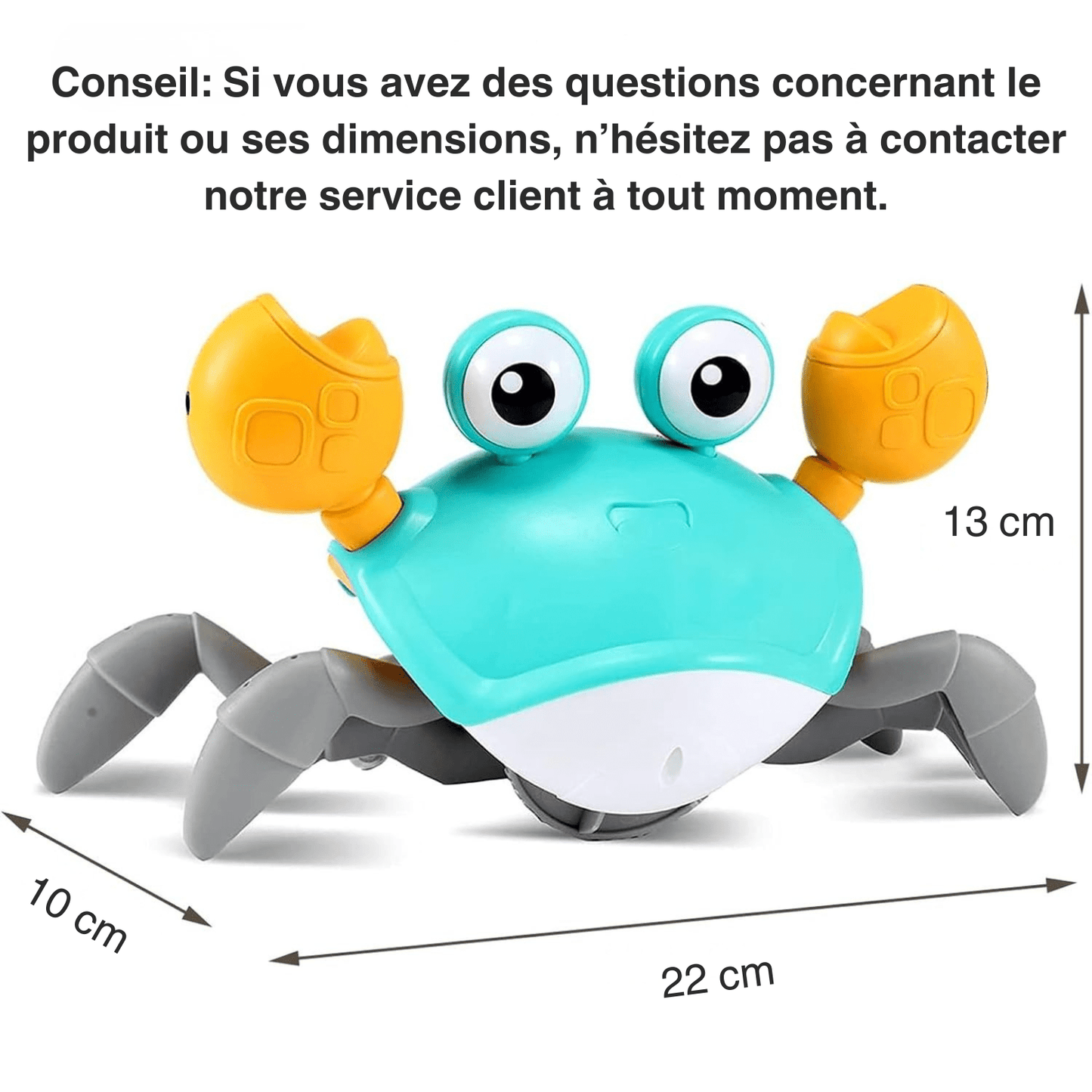 Crabe Rigolo Bébé - LUNAYA