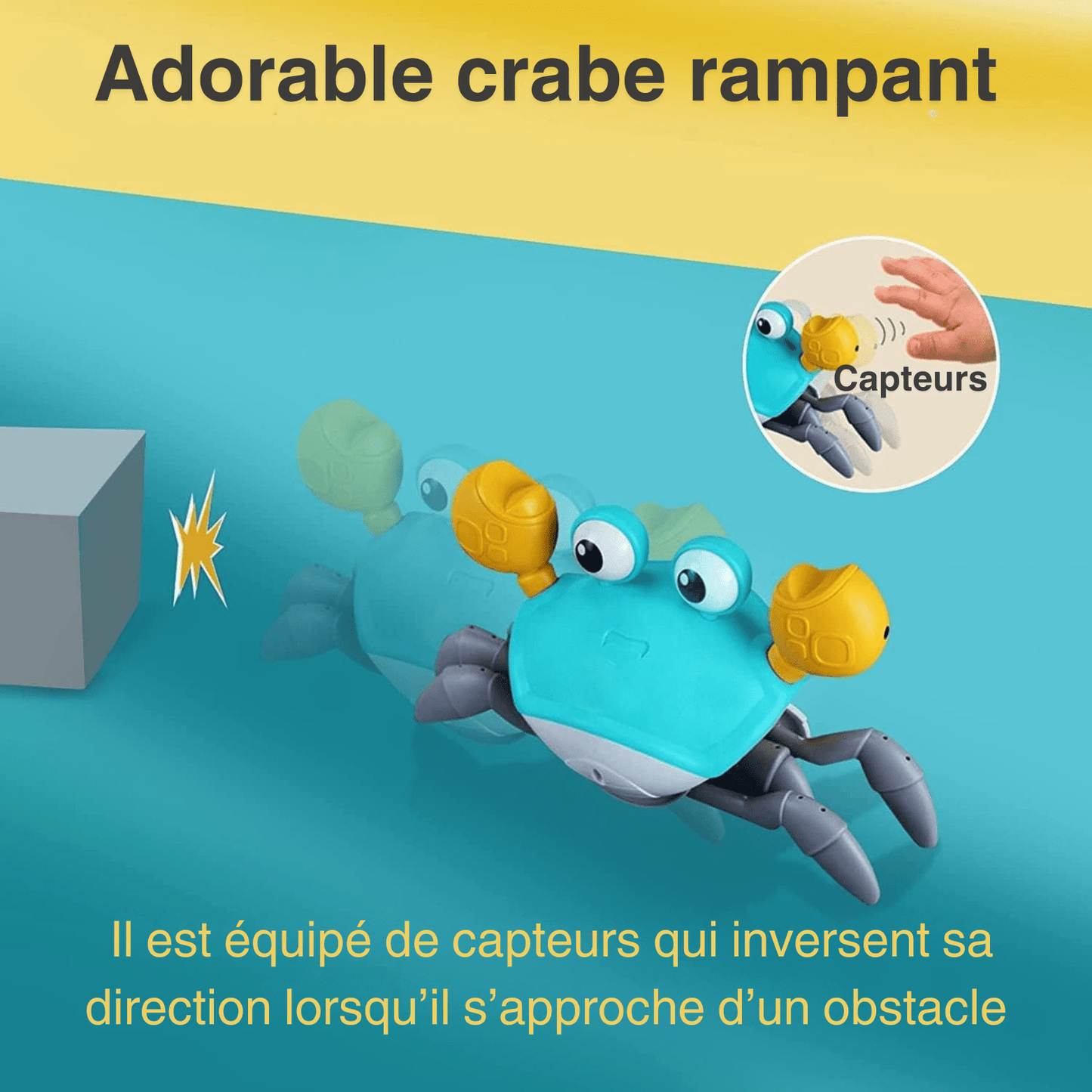 Crabe Rigolo Bébé - LUNAYA