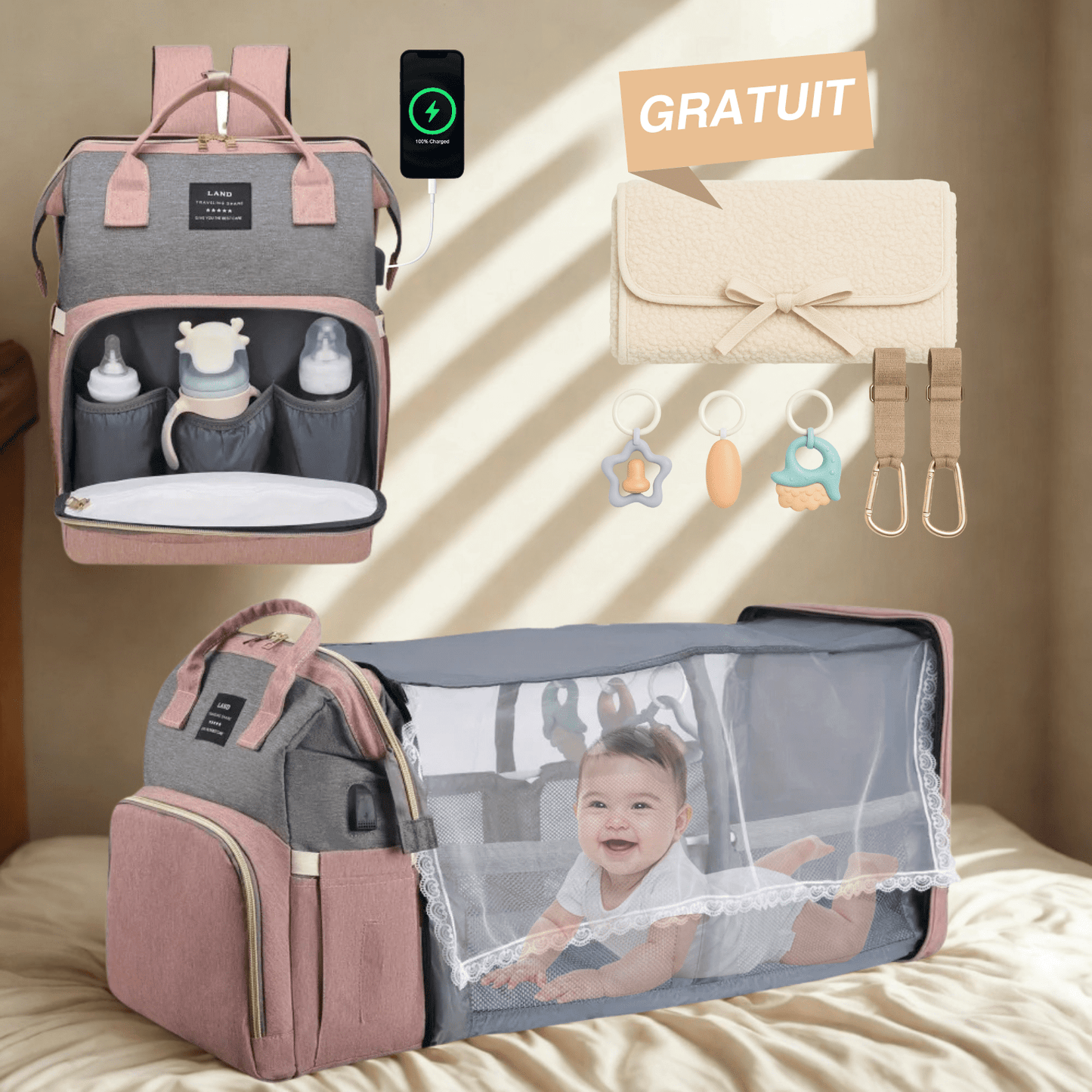 Sac à Langer Portable - LUNAYA